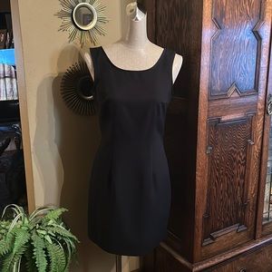 Black Tank Dress Fitted Size 7/8